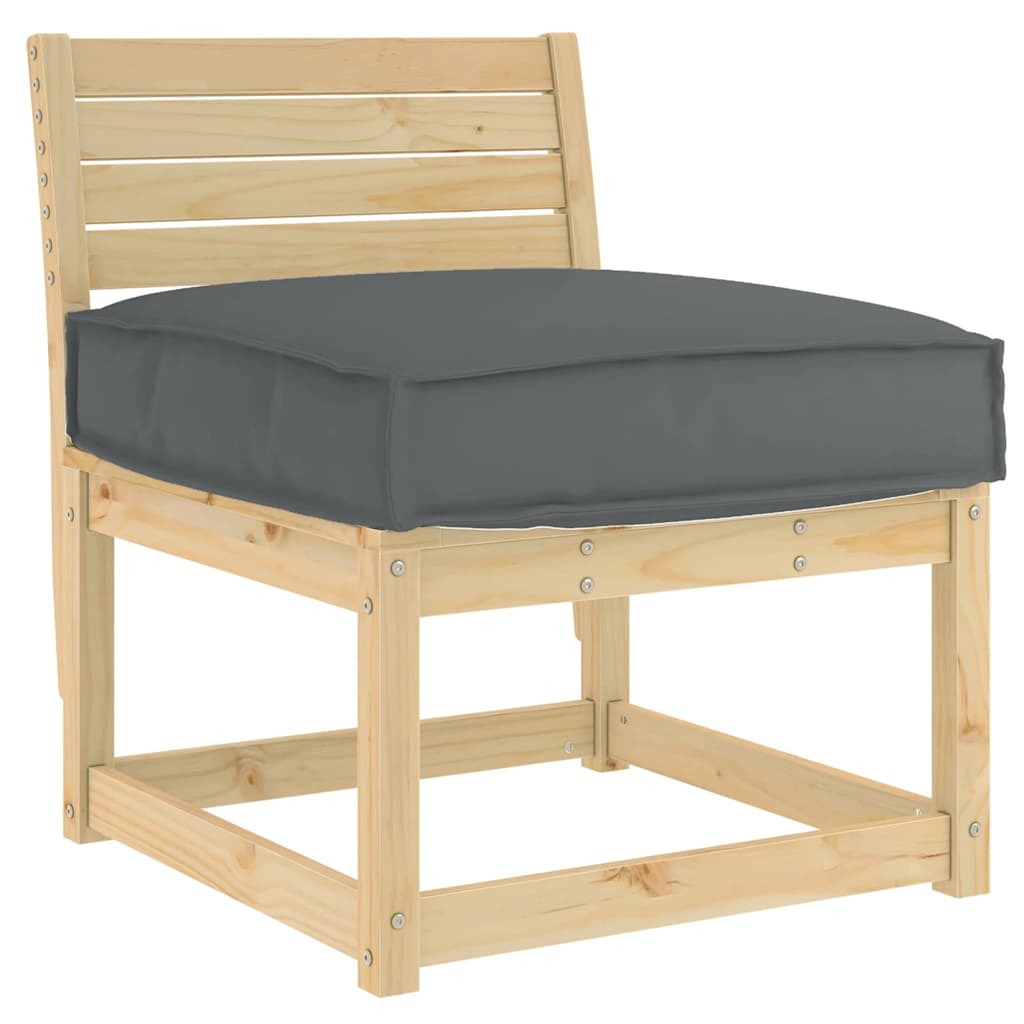 Pallet Cushion for suitable for Seat Anthracite 60 x 60 x 12 cm
